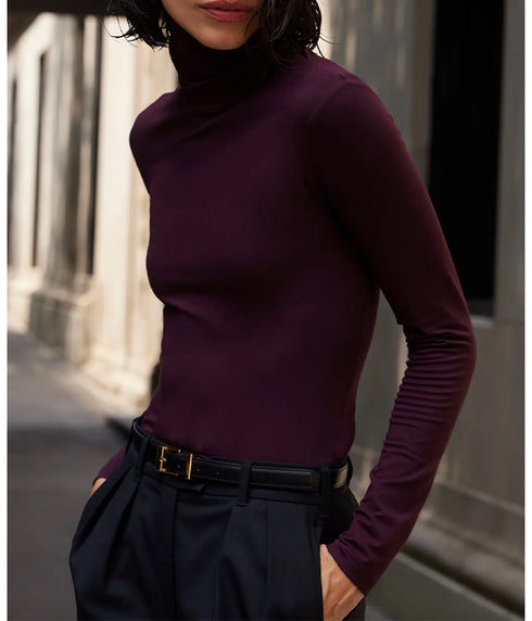 The Turtleneck - Bordeaux